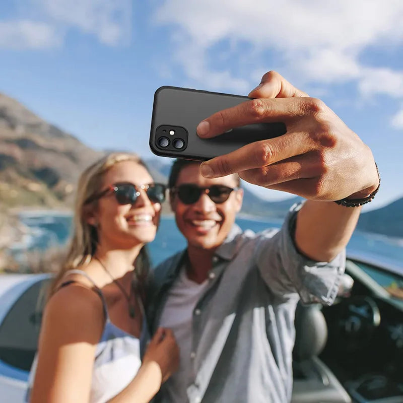 Armor Bumper Shockproof Phone Case For iPhone 15 11 12 13 Mini 14 Pro XR X Xs Max 7 8 Plus SE 2020 Silicone Hard Cover