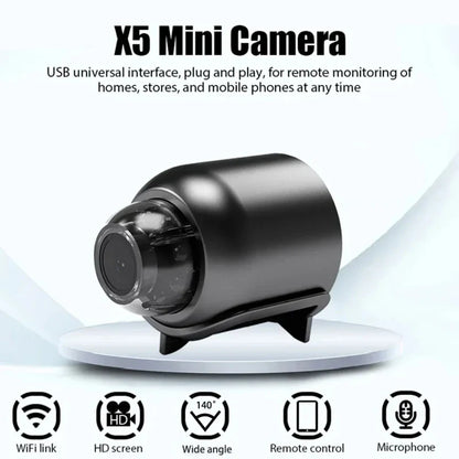 X5 Mini Wireless Camera with Night Vision