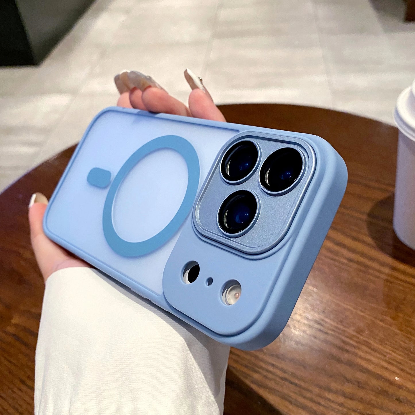 Frosted Magnetic All-Inclusive iPhone Case