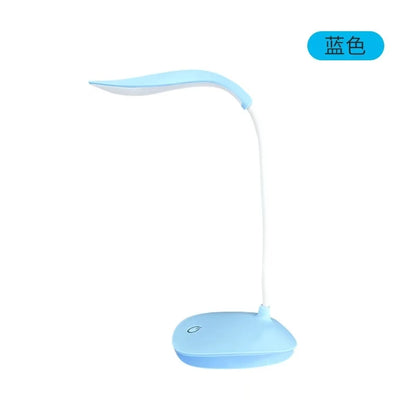 LED Desk Lamp – USB Rechargeable Eye-Care Night Light for Study & Bedside