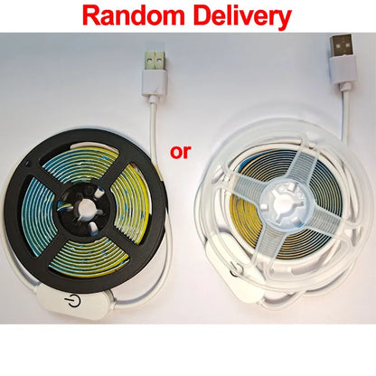 USB COB LED Strip Light with Touch Dimmer