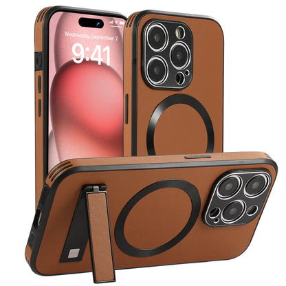 Magnetic Leather Stand Case – iPhone