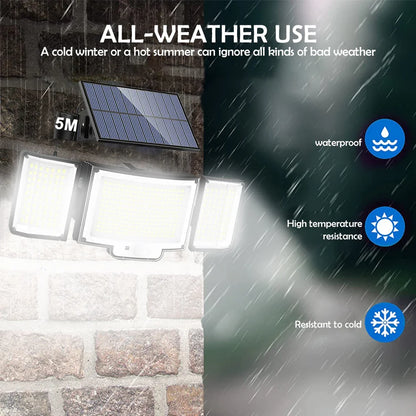 IP65 Solar Motion Sensor Light