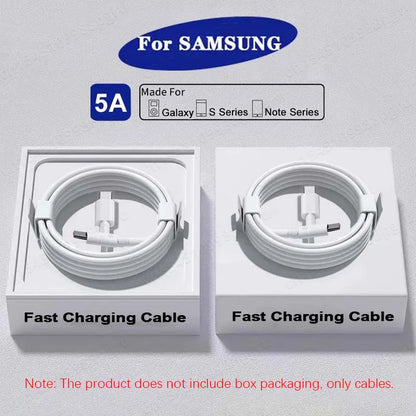 45W PD USB-C to USB-C Fast Charging Cable for Samsung Galaxy S23/S22/S21/S20 & USB-C Devices
