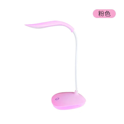 LED Desk Lamp – USB Rechargeable Eye-Care Night Light for Study & Bedside