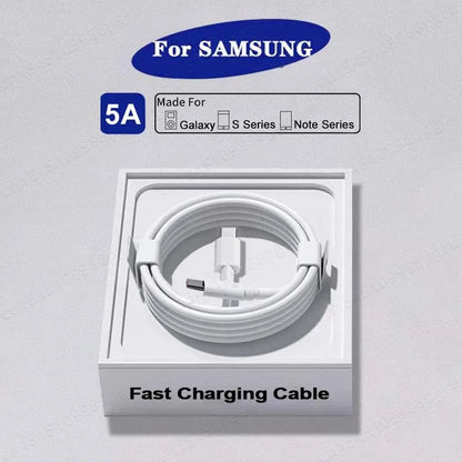 45W PD USB-C to USB-C Fast Charging Cable for Samsung Galaxy S23/S22/S21/S20 & USB-C Devices
