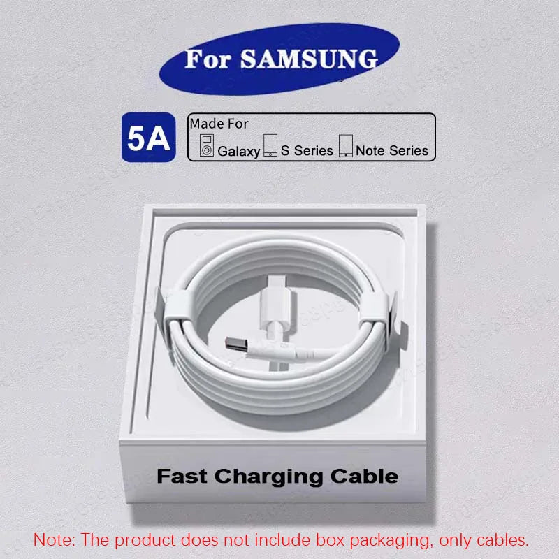45W PD USB-C to USB-C Fast Charging Cable for Samsung Galaxy S23/S22/S21/S20 & USB-C Devices