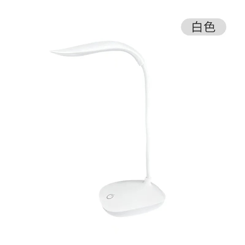 LED Desk Lamp – USB Rechargeable Eye-Care Night Light for Study & Bedside
