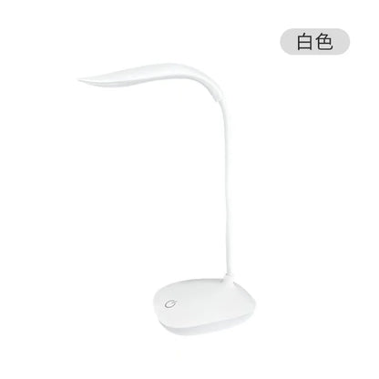 LED Desk Lamp – USB Rechargeable Eye-Care Night Light for Study & Bedside