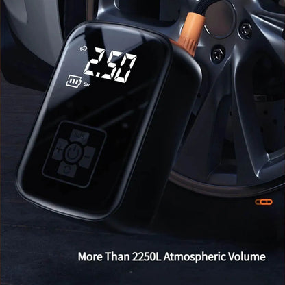 Portable Digital Tire Inflator 150 PSI – Cordless Mini Air Compressor for Car, Motorcycle & Bicycle