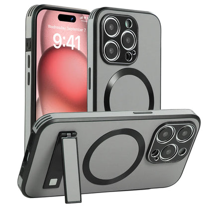 Magnetic Leather Stand Case – iPhone