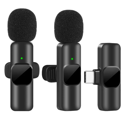 Wireless Clip-On Lavalier Microphone for iPhone & Android