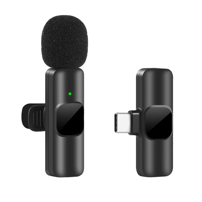 Wireless Clip-On Lavalier Microphone for iPhone & Android